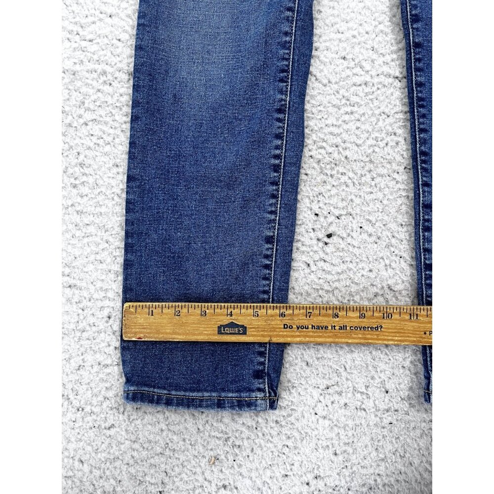 Big Girls Old Navy Built In Tough Medium Wash Slim Denim Jeans Size 14 - Picture 5 of 12